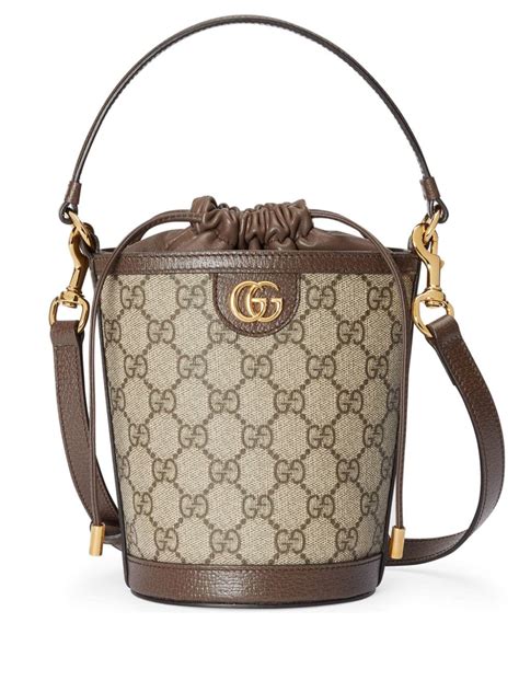 gucci round bucket bag|Gucci ophidia bucket bag large.